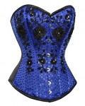 blue corset