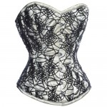silver corset