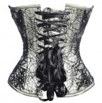 silver corset