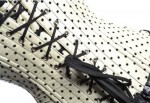 Polka dot cream corset