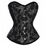 silver corset