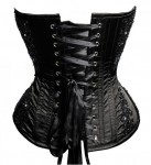 silver corset