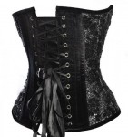 silver corset