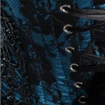 Turquoise corset