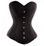 Black stripe corset