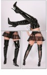 Back lacing boot